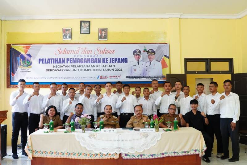 Tanpa Judul Wali Kota Tebing Tinggi Buka Pelatihan Pemagangan ke Jepang, Beri Pesan Jaga Nama Baik dan Tetap Disiplin