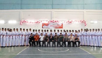 Wali Kota Tebing Tinggi Kukuhkan Calon Anggota Paskibraka dan Korps Musik Masa Bakti 2025-2026