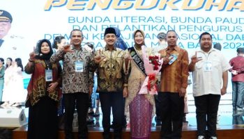 Ketua TP PKK Tebing Tinggi Dikukuhkan Sebagai Bunda PAUD, Bunda Literasi dan Ketua Dekranasda Kota Tebing Tinggi Masa Bakti 2025-2030