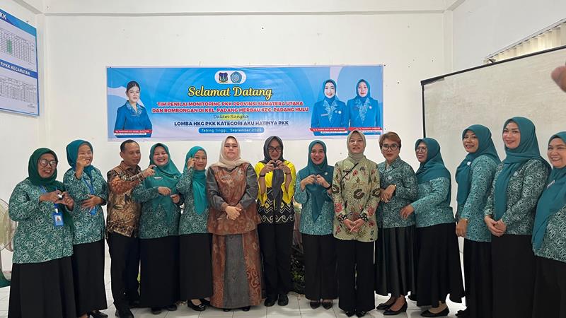 Tanpa Judul1 Pj Sekdako Bersama Ketua TP PKK Tebing Tinggi Dampingi Tim Monitoring PKK Provinsi Sumut Evaluasi Program PKK