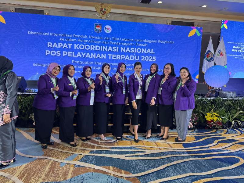 Tanpa Judul2 Hadiri Rakornas Posyandu 2025, TP PKK Kota Tebing Tinggi Siap Sukseskan Transformasi 6 Pelayanan SPM