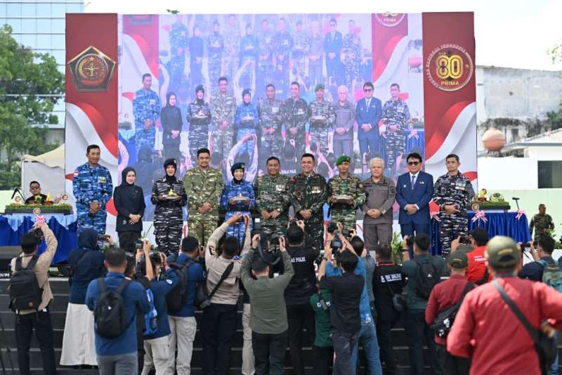Wakil Wali Kota Tebing Tinggi Hadiri HUT Ke-80 TNI di Medan