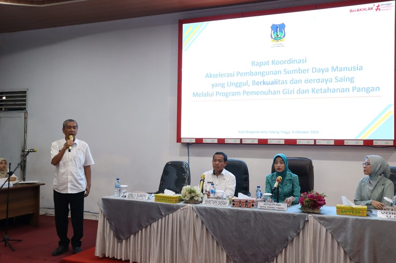 Tanpa Judul2 Rakor Akselerasi Pencapaian TPB/SDGS : Pemko Tebing Tinggi Dorong Inovasi "Susu Jamu" Sebagai Program Unggulan
