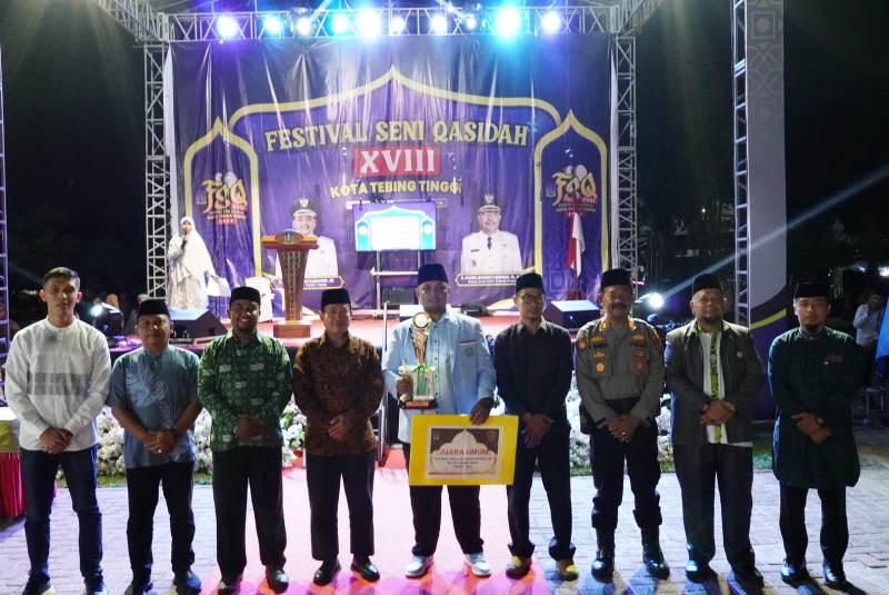 Pj. Sekdako Tebing Tinggi Tutup FSQ XVIII: Seni Dan Qasidah Bukan Sekadar Kompetisi, Tapi Wahana Syiar Islam