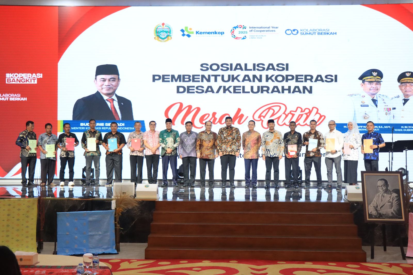 Wakil Wali Kota Binjai Ikuti Sosialisasi Percepatan Pembentukan Koperasi Desa/Kelurahan Merah Putih