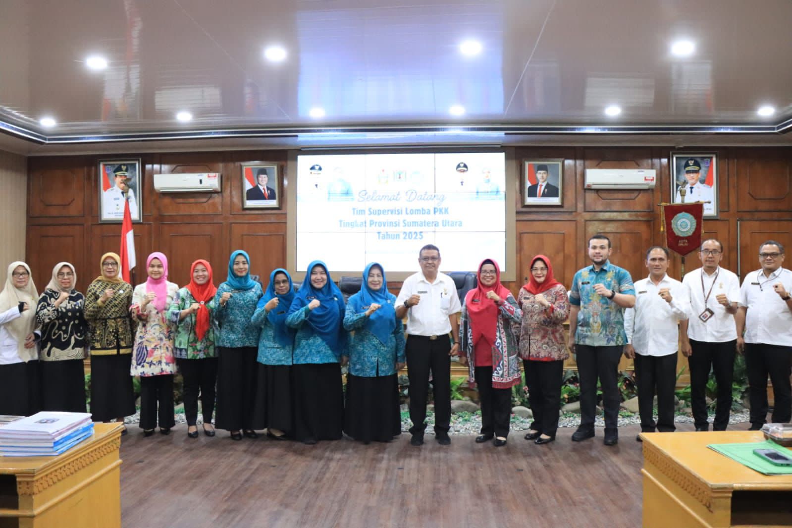 TP PKK Kota Binjai Sambut Kunjungan Tim Supervisi PKK Sumut