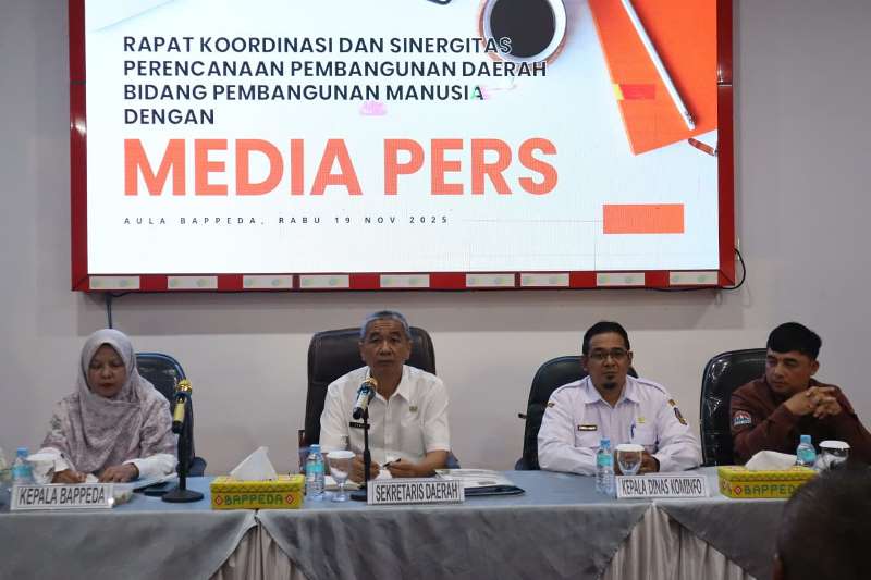 Rakor Perencanaan Pembangunan Daerah, Sekda Tebingtinggi Sebut Wartawan 'Hatinya Pemerintah'