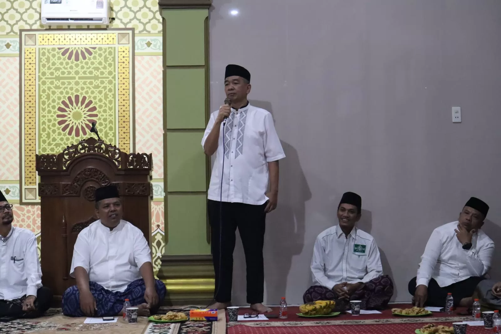 Sekdako Tebingtinggi Hadiri Lailatul Ijtima’ dan Sholawatan NU, Gagas Kota Religius dan Ekonomi Kreatif Islam