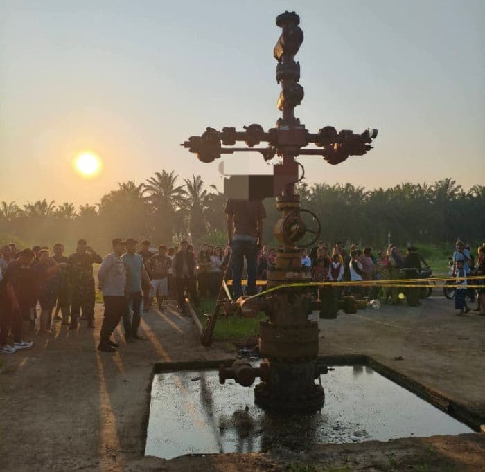 Pria Tewas Tergantung di Bekas Kilang Minyak Binjai