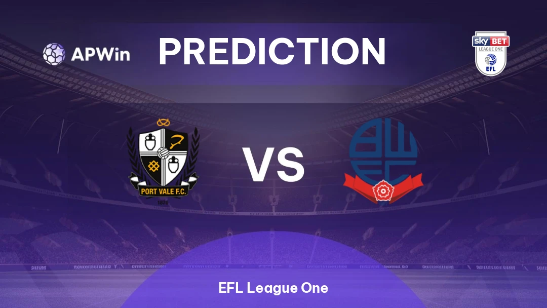 Port Vale vs Bolton Port Vale vs Bolton