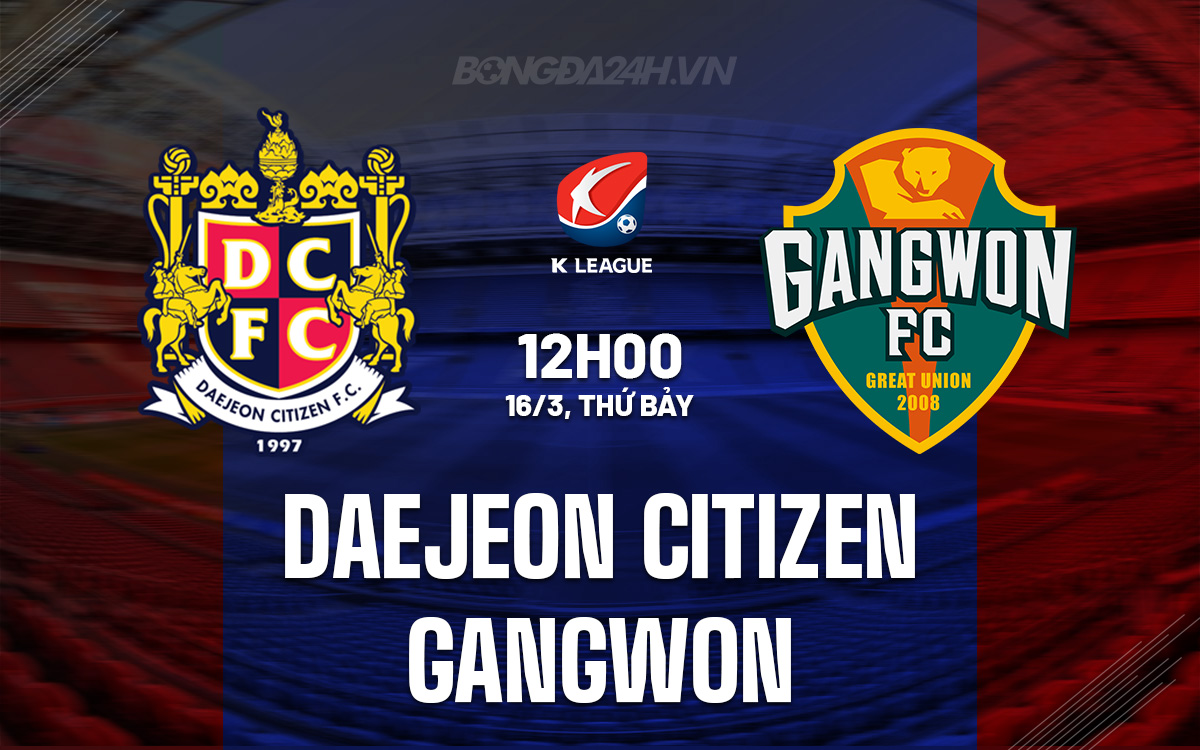 Daejeon Citizen vs Gangwon FC