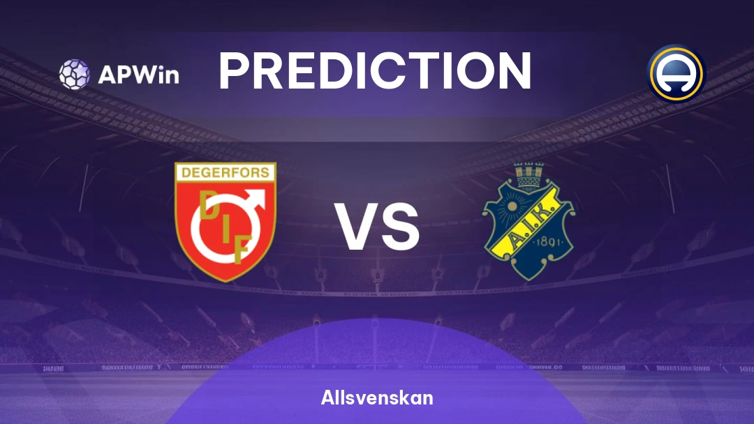 Degerfors vs AIK Solna