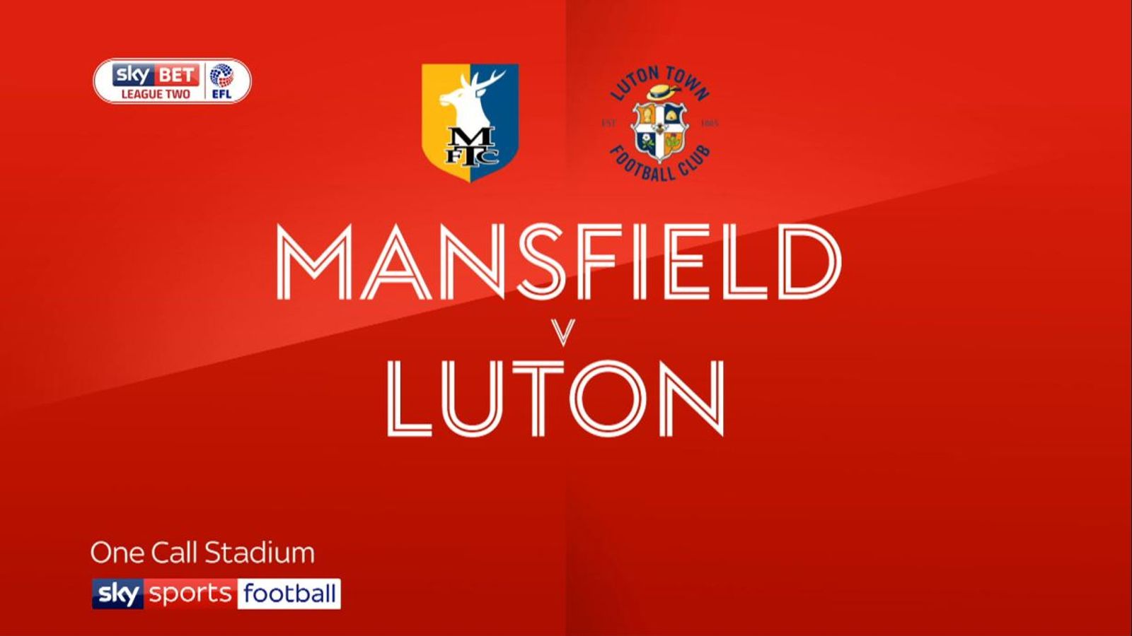 Mansfield vs Luton Mansfield vs Luton