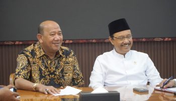 Bupati Langkat Syah Afandin menemui Menteri Sosial Saifullah Yusuf (Gus Ipul), Rabu (6/5/2026) di Kantor Kemensos RI, Jalan Salemba Raya No 28, Jakarta. (posmetro)