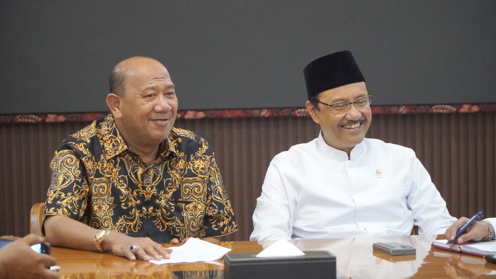 Bupati Langkat Syah Afandin menemui Menteri Sosial Saifullah Yusuf (Gus Ipul), Rabu (6/5/2026) di Kantor Kemensos RI, Jalan Salemba Raya No 28, Jakarta. (posmetro)