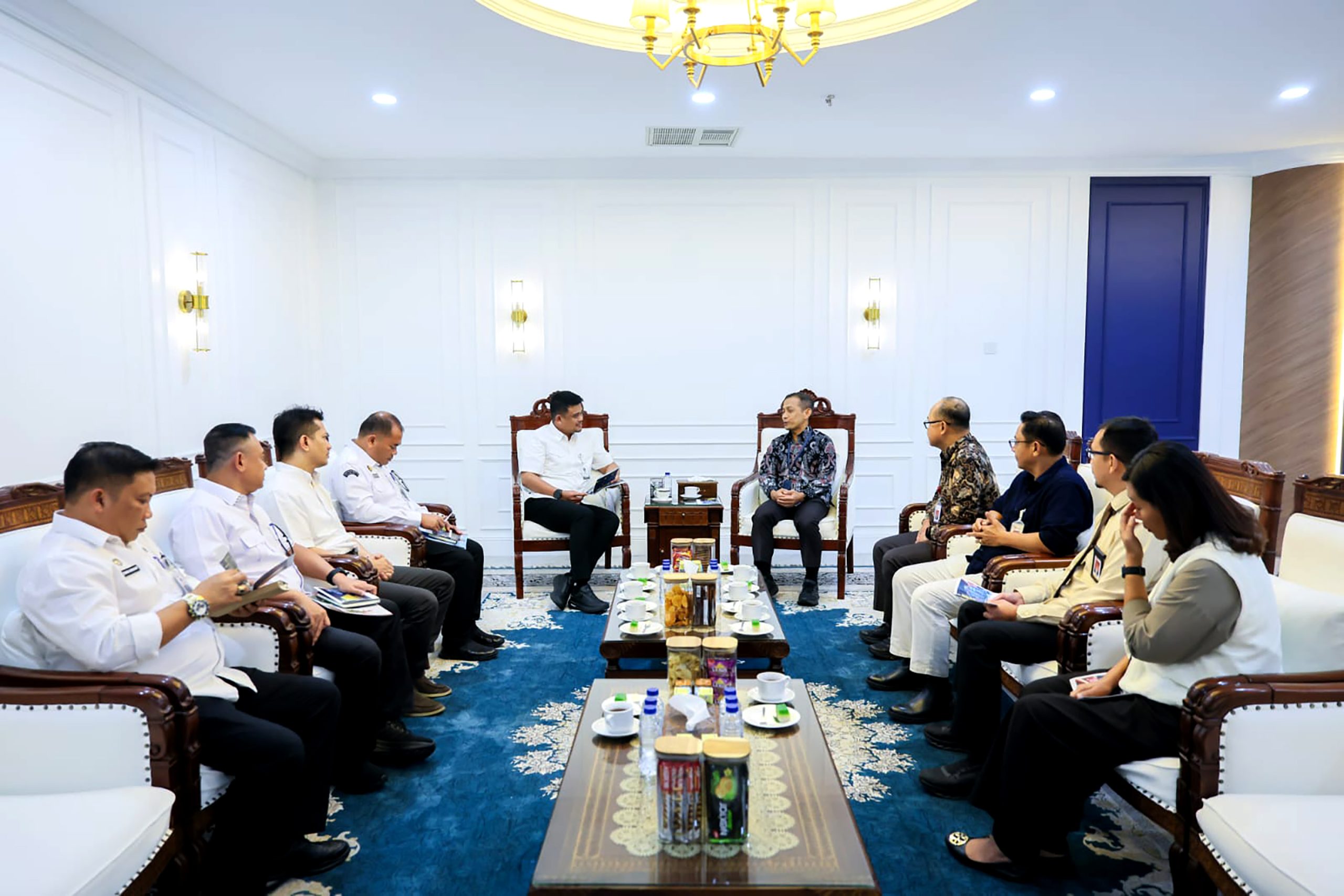 Foto Gubernur Sumut Terima Audiensi Kepala OJK Sumut 1