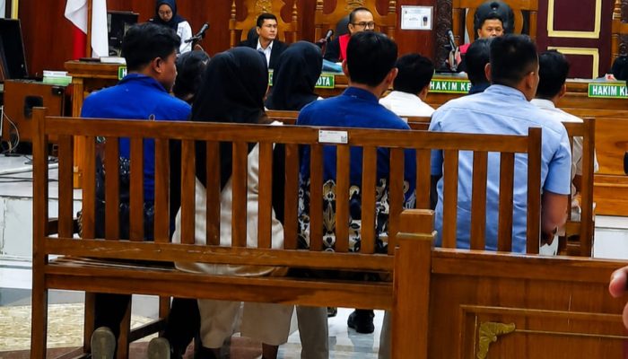 Sidang terhadap Terdakwa Nur Erdian Ritonga. (ISTIMEWA/POSMETRO MEDAN)
